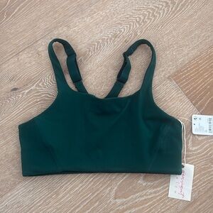 FP Movement Sports Bra with Adjustable Straps NWT Garden Green